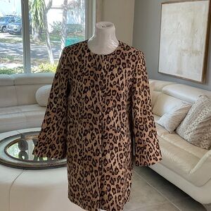 Leopard Print Coat